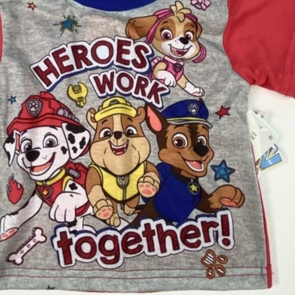 Nickelodeon Paw Patrol "Heroes Work Together" Pajama Set Size 12 months - Picture 1 of 5
